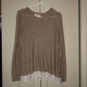 Brown Knit Sweater